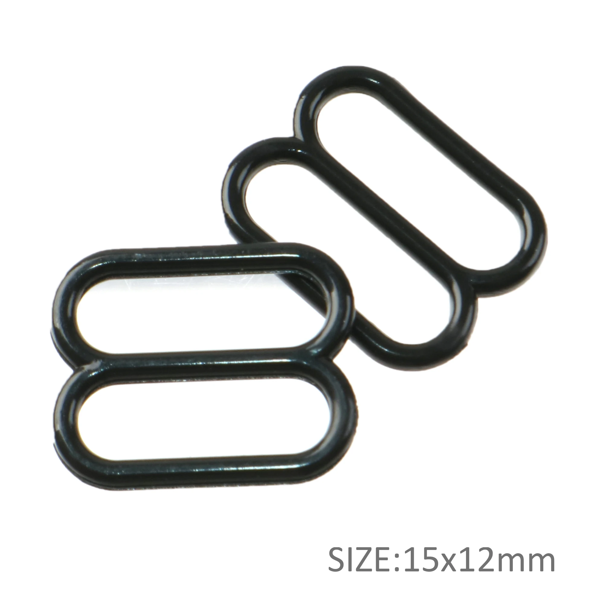 100pcs 6-15mm Plastic Bra Strap Adjustment Buckles Underwear sliders Rings Clips For Lingerie Adjustment DIY Accessories,1Yc2402