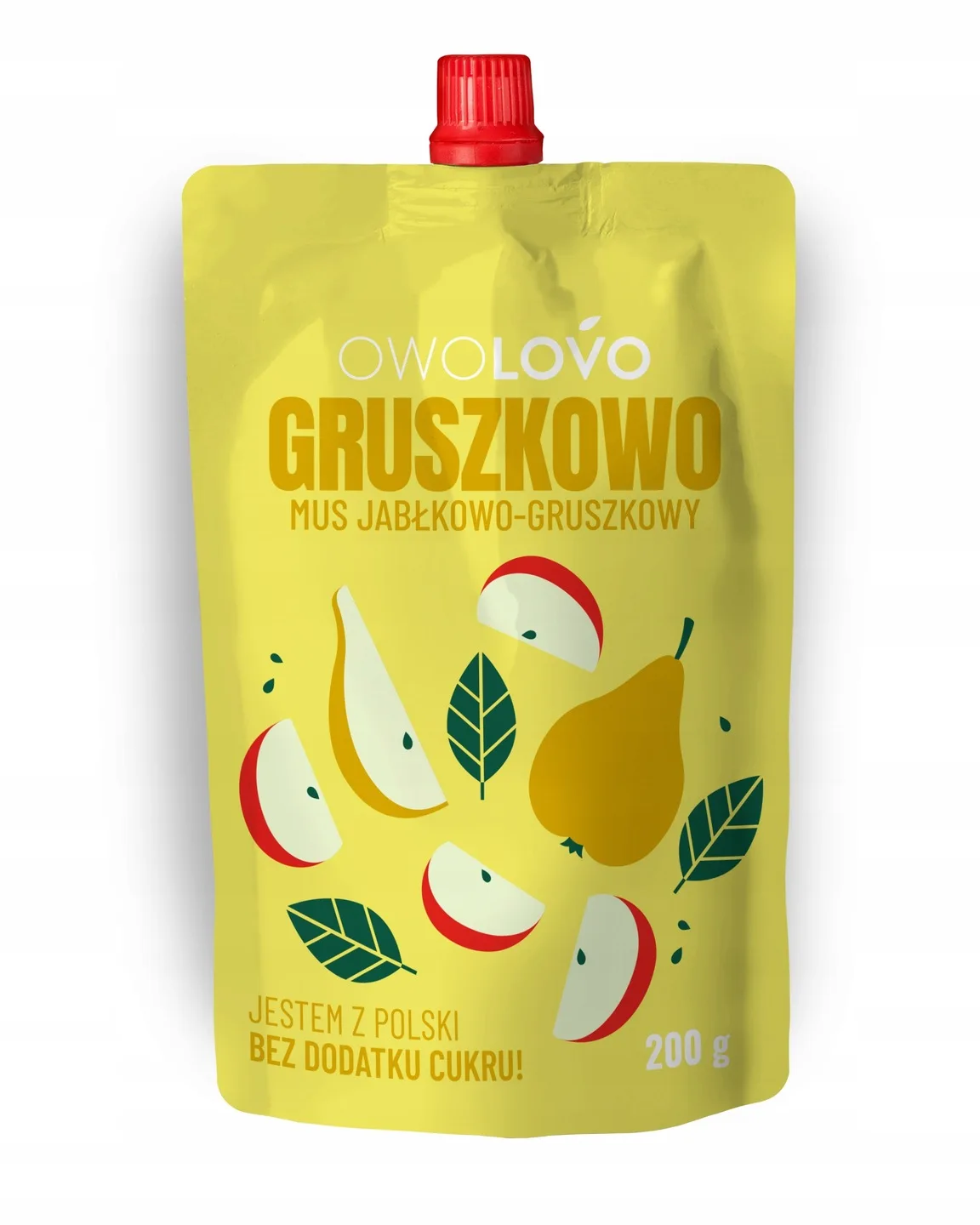 MUS JABŁKOWO-GRUSZKOWO 200g OWOLOVO