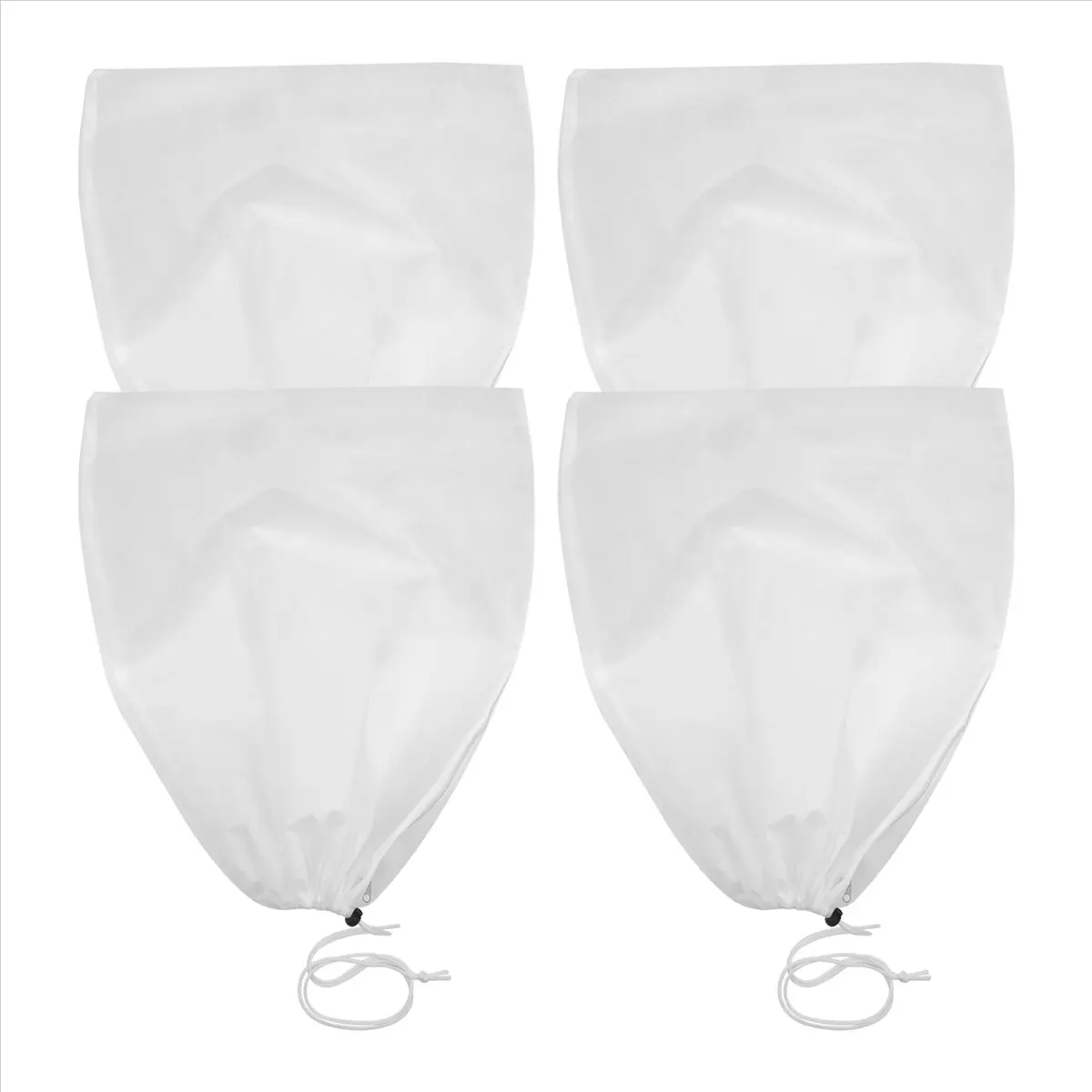 SDFC 4 Pack Plant Covers Freeze Protection 24X 32In Winter Cold Weather Frost Protection Blanket with Drawstring for Outdoor