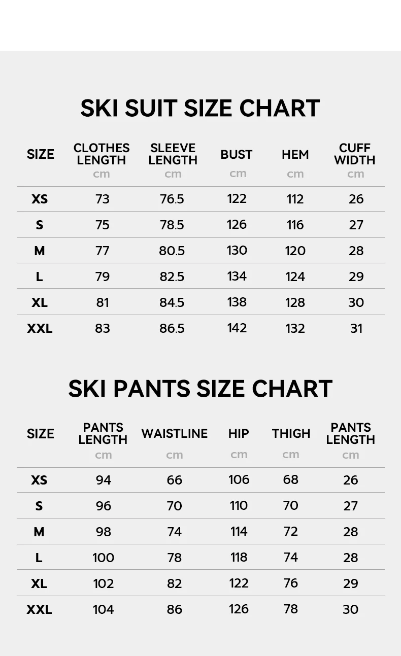 Giacca o pantaloni sci VECTOR HXF70077, separati