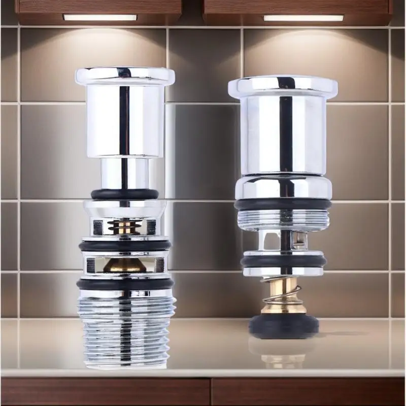 Shower Head Switch Valve Spring-Loaded Valve Lifting Water Separator Faucet Water Core Spring-Loaded Pull-up Water Diverter