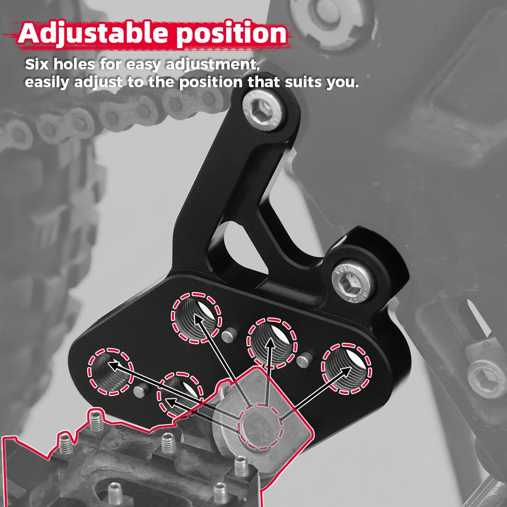 Foot Peg Brackets For Surron Light Bee Bracket with Kickstand Mount Holes Adjustable CNC Aluminum For Sur Ron Light Bee X/L1E/X1