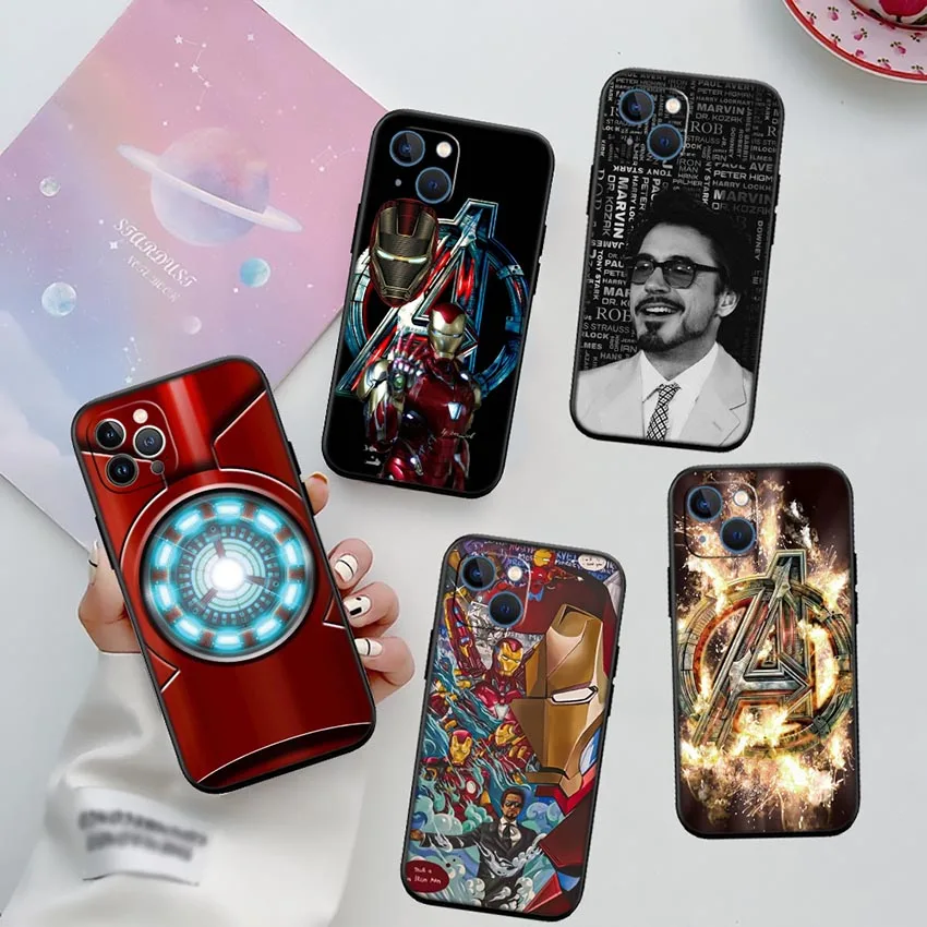 Marvel Iron Man New High-End Phone Case for iPhone 15 14 13 12 11 Pro Max Mini Plus