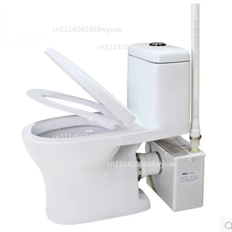 Household rental bathroom sewage pump electric crushing toilet septic device basement electric toilet sewage elevator