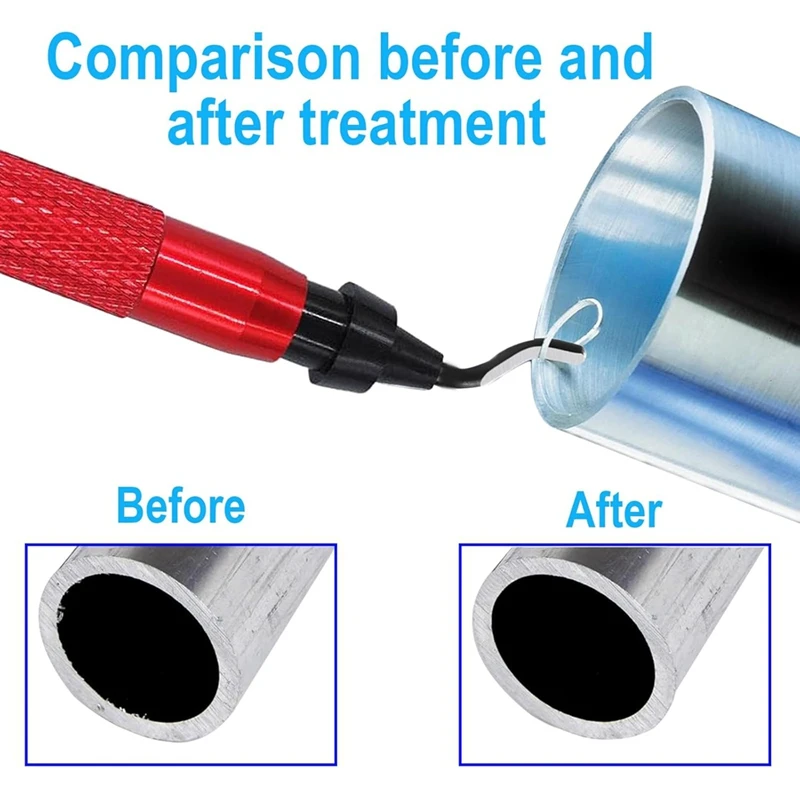 Ferramenta de rebarbação premium ABFS com 15 lâminas rotativas altas para ferramentas de rebarbação de metal, ferramenta reamer de remoção de rebarbas de impressão 3D