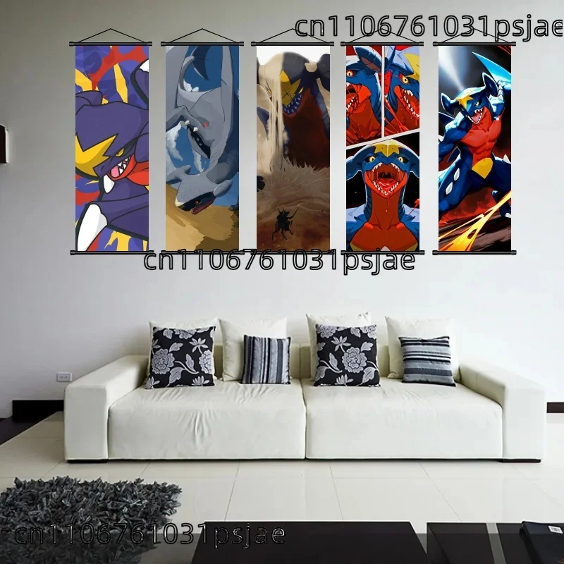 Showcase Garchomp in Dynamic, High - Octane Battles. Vivid Prints, Bold Colors. for Fans Craving Intense Pokémon Action