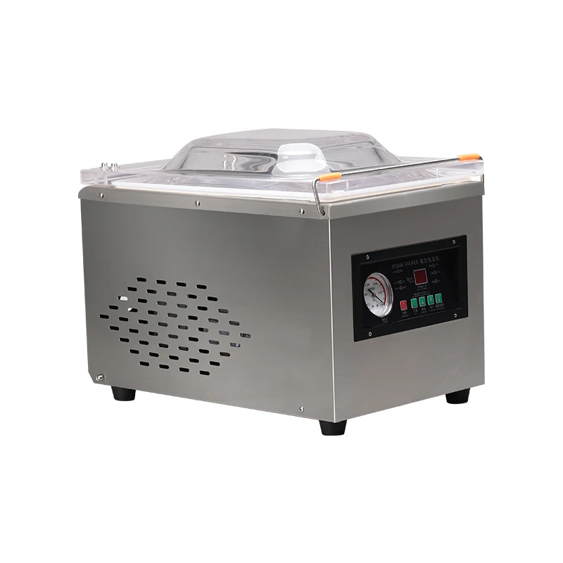 YOUNGSUN Factory Price Table Top Single Packaging Meat Rice Food Plastic Bag Vacuum DZ-260 Commercial Vacuum Sealer Machine