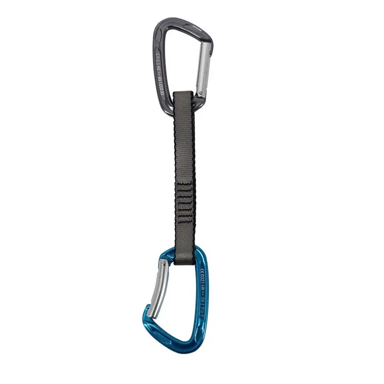 

UIAA CE 25kN Express Quickdraw Climbing Super Strong Sling 2 Carabiners Rock Climbing Gear