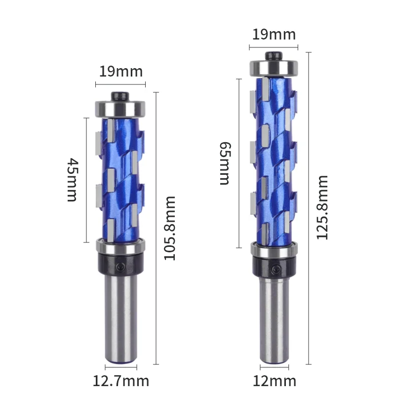 Carbide Spiral Trimming Bit Flush TrimRouter Bit Woodworking Milling Cutter For Wood Bit Face Mill Carbide Cutter End Mill