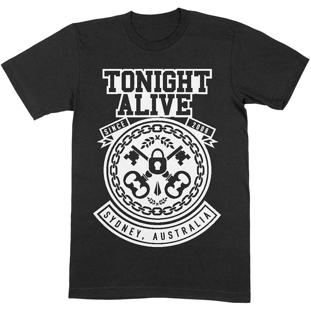 

Периферийные устройства Tonight Alive TA Keys, летние хлопковые мужские и женские футболки с принтом одежды класса люкс, с короткими рукавами