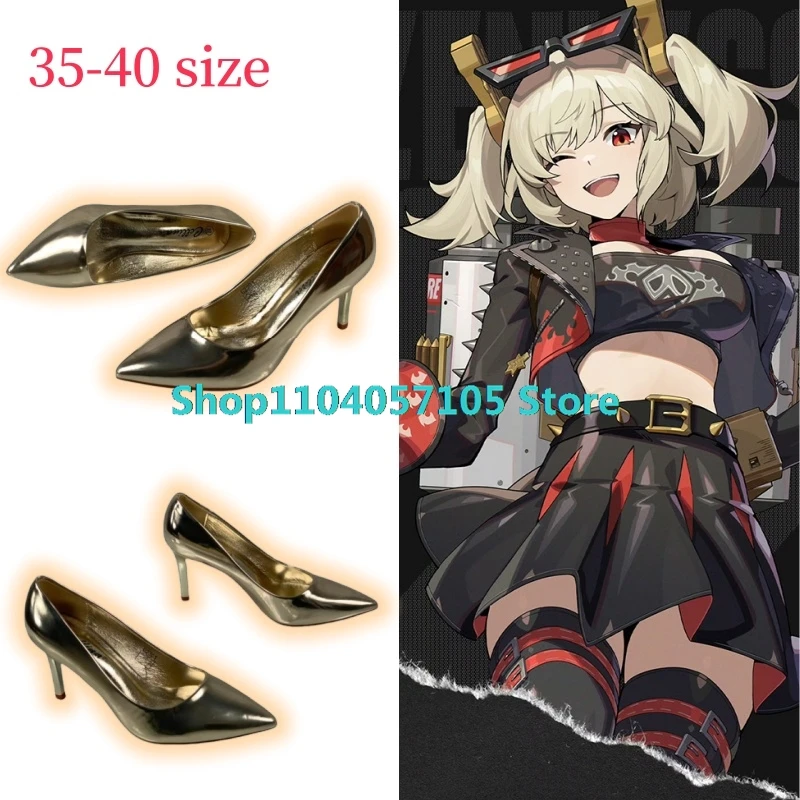 Zenless Zone Zero Burnice Whita Cosplay Shoes Burnice Whita Anime Cos Comic Halloween For Woman Men Shoes