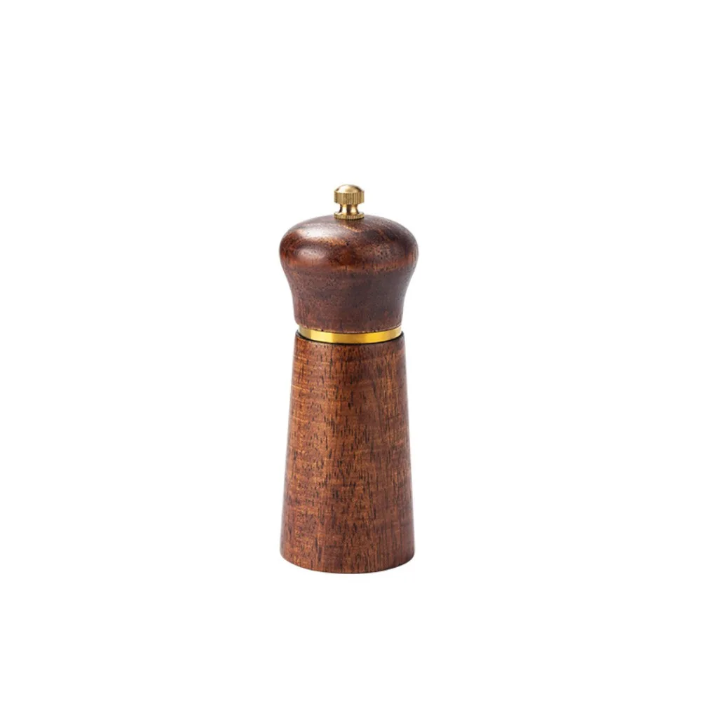 Vintage Wooden Salt and Pepper Grinder Manual Adjustable Particle Size Pepper Grinding Bottle Sturdy Wear-resistant Pepper Mill
