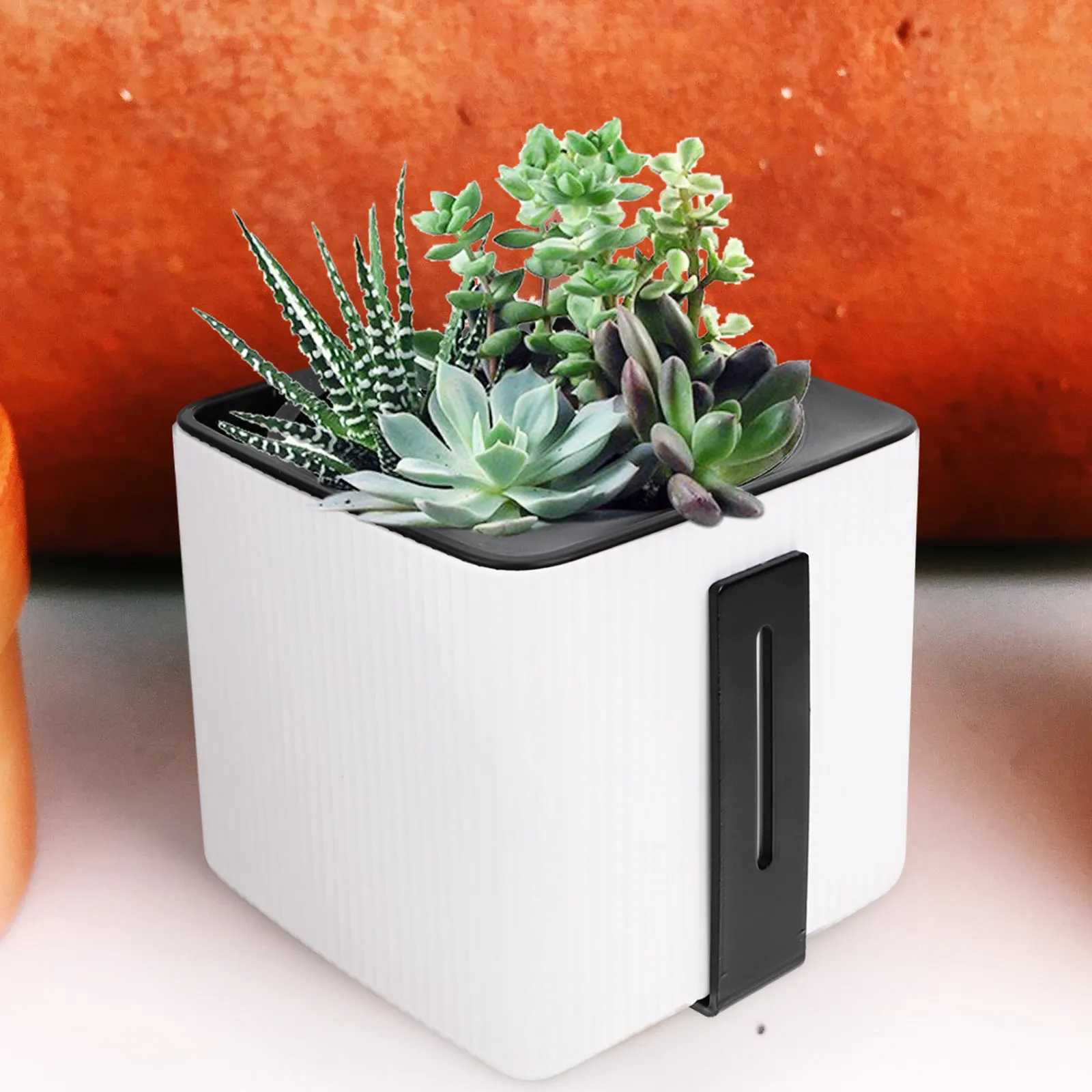 

1Set Hanging Self-Watering Flowerpot Plastic Planter for Indoor Outdoor Garden Balcony Succulents Chlorophytum Decorative