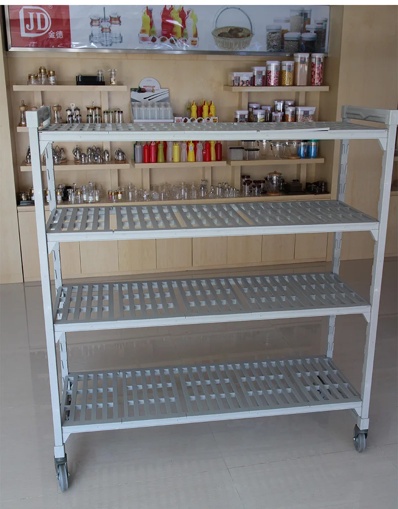 Kitchenware High Density Durable Aluminum Rack Wall Mounted Shelf Storage Unit Aluminum Storage Shelf