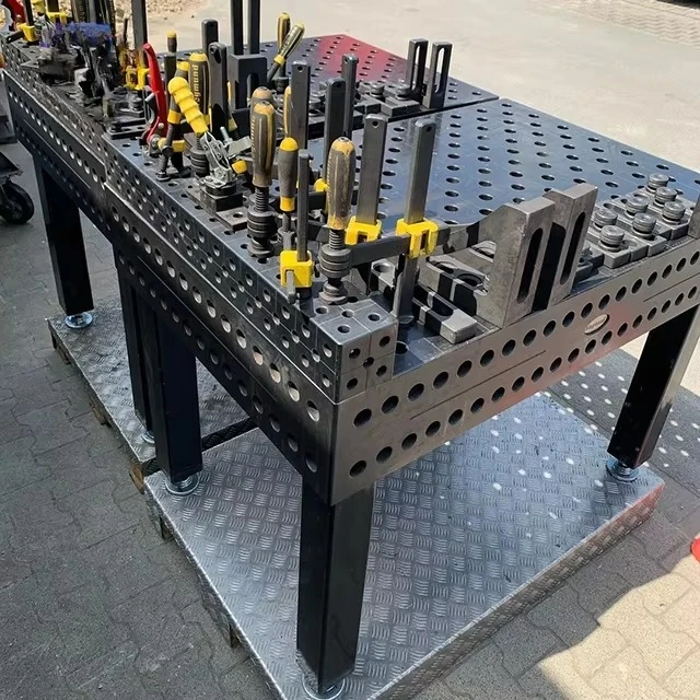 Customizable 3D Flexibility D16/D28 Welding Table High Quality Steel Adjustable Height for Soldering Stations New PLC