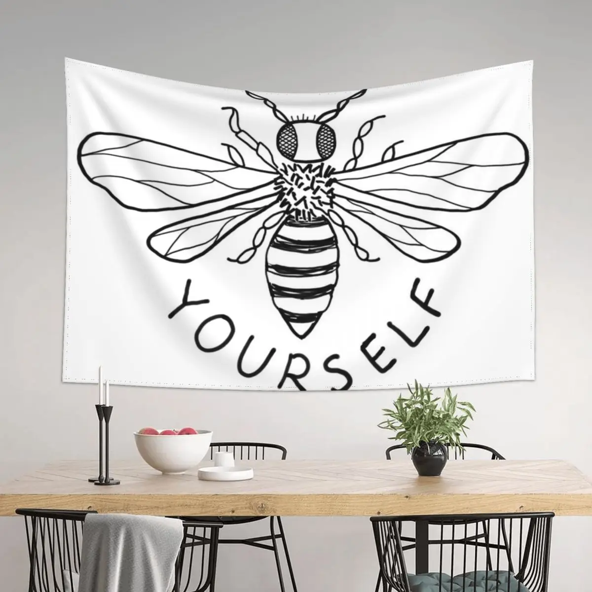 

Bee yourself Tapestry Aesthetic Home Decor Decorative Wall Carpet On The Wall Wall Decor Hanging Tapestry