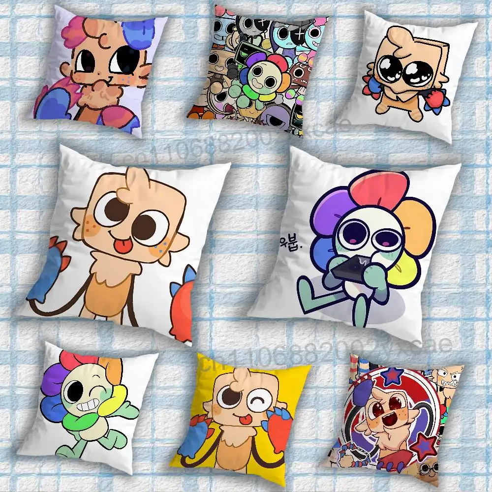 

game G-Goob D-Dandys World Cushion Cover Suitable For Sofa Car Bedroom Office Cushions Decorative Pillow Case