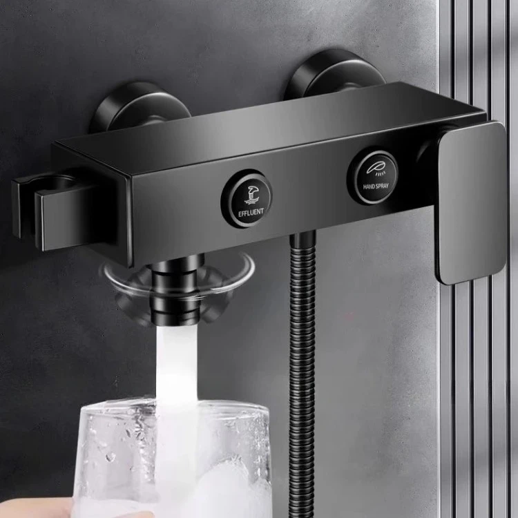 

Аксессуары для душа, латунный смеситель для душа, смеситель для ванной комнаты, смешанный смеситель для ванны и душа, настенные краны