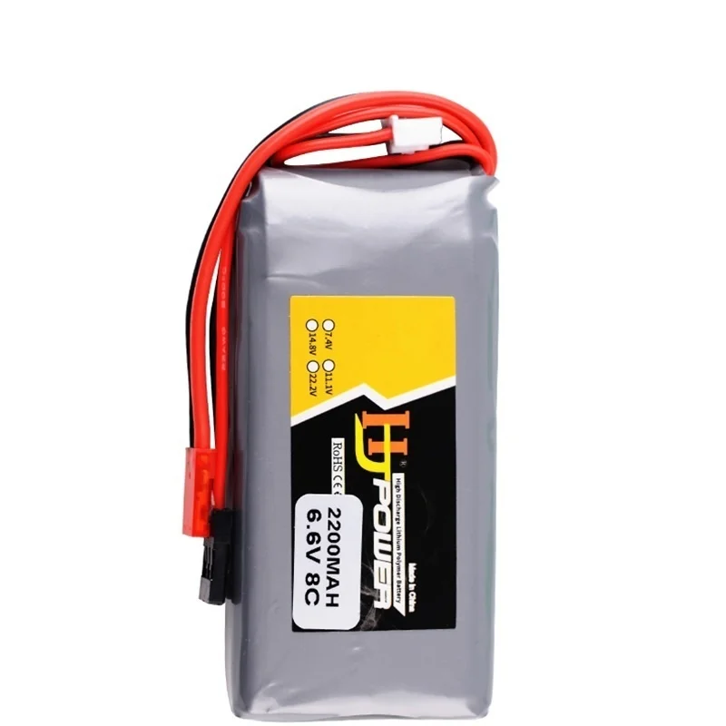 2S 6.6V 2200MAH 8C 3PK Lipo Battery For Futaba 14SG 18SZ 16SZ T8J Transmitter Li-Fe Remote Controller RC Drone 6.6V Battery