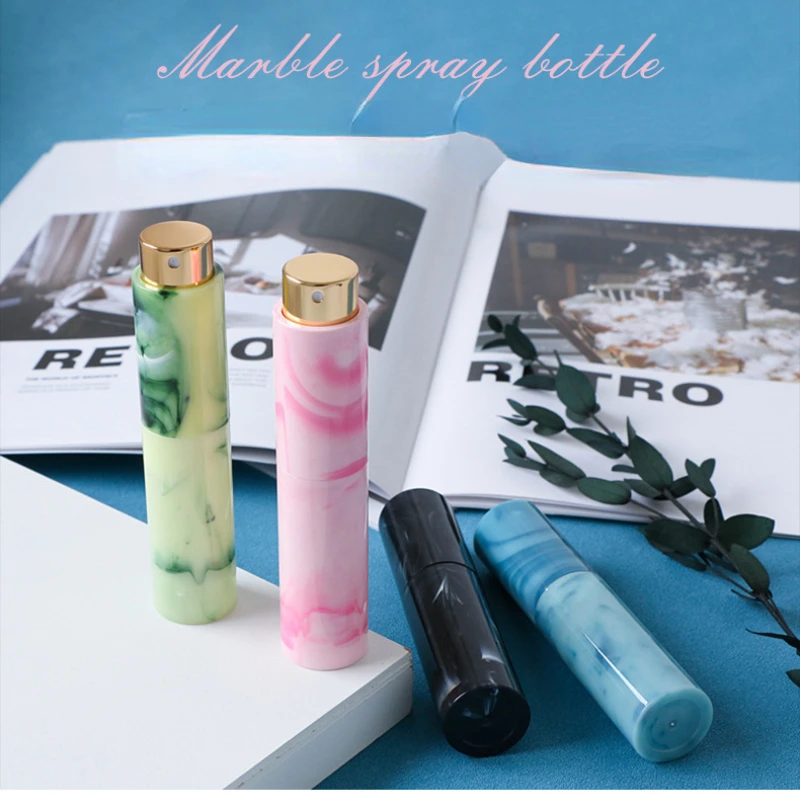 

10ml Metal Aluminum Perfume Bottle Cosmetic Spray Bottle Portable Empty Bottle Travel Sub-bottle Liner Glass