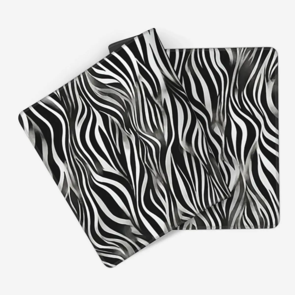 Large Mouse Pad Liquid Black White Zebra Pattern Gamer Laptop Mats Keyboard Carpet Computer Gaming Office Accessories Desk Mat
