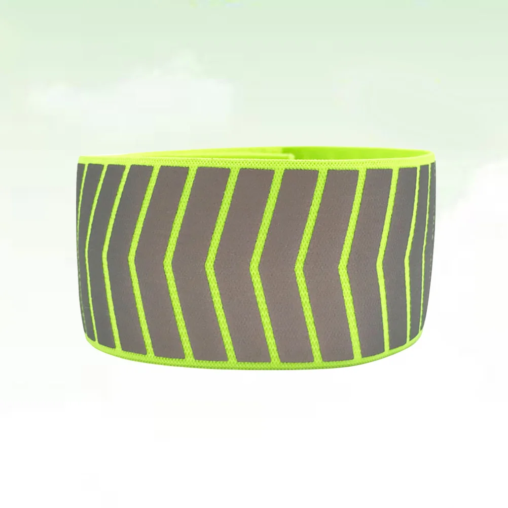 

Night Running Reflective Strip Green Durable Polyester Safety Tape For Outdoor Sports Camping Hiking Gear Joggers Cyclists