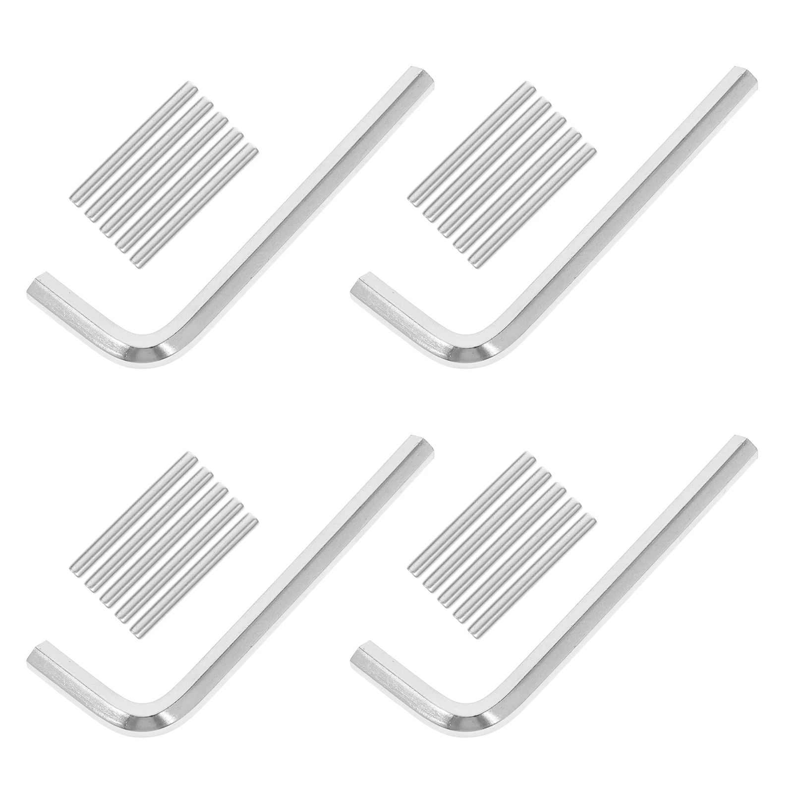 

1Set Stainless Steel Shelf Pin Set Heavy Duty Key Design Antitilt Support for Kitchens Garages Offices Shelf Support Kit
