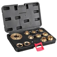 11Pcs 10-30mm Metric Bushing Guides Set Pure Copper Premium Template Router Guide Bush With Box Perfect for Woodworking Tools