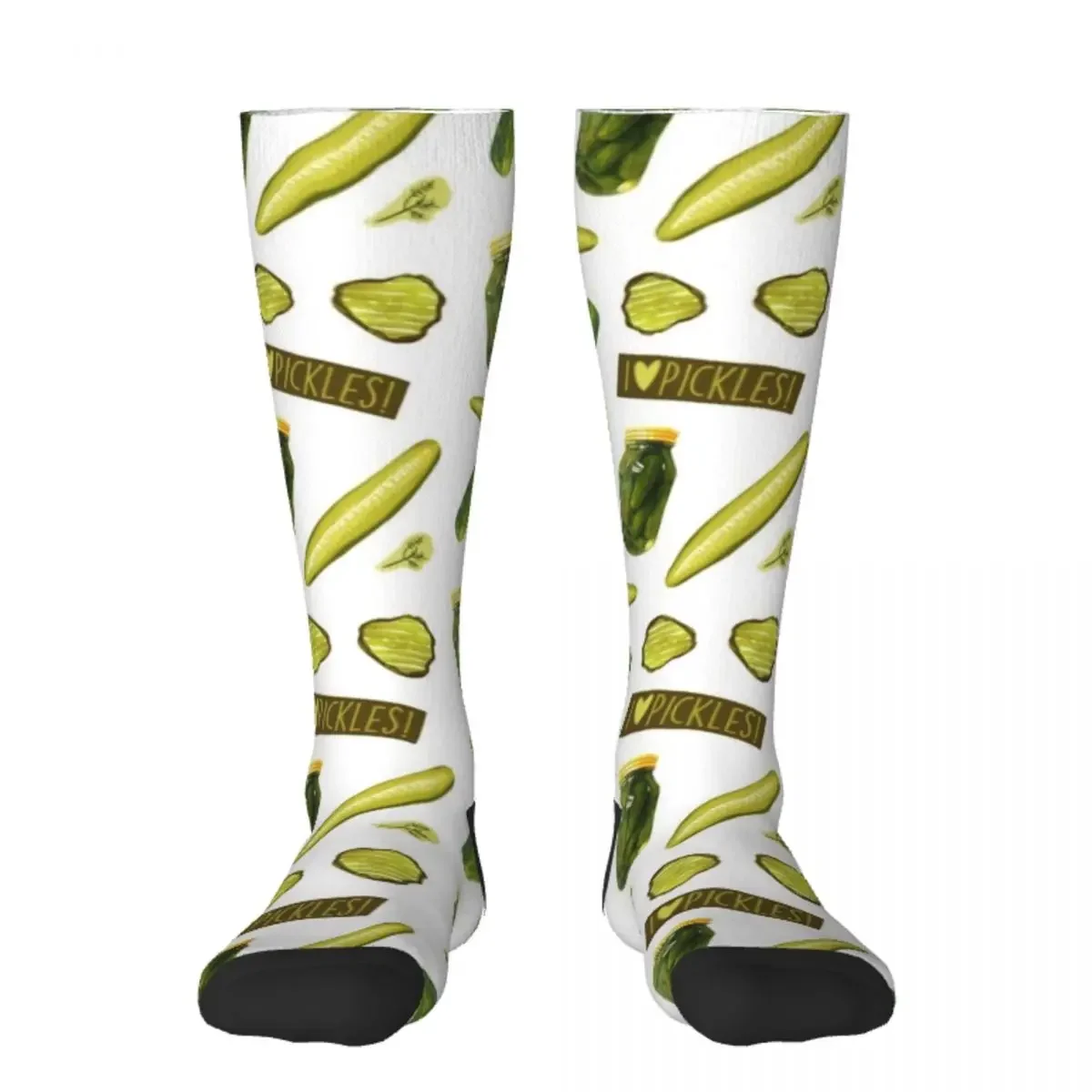 

I Heart Pickles! Socks sports and leisure cute bright garter Socks Women's Men's