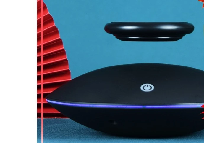 

Magnetic levitation ornament rotating display stand tray model gift figure