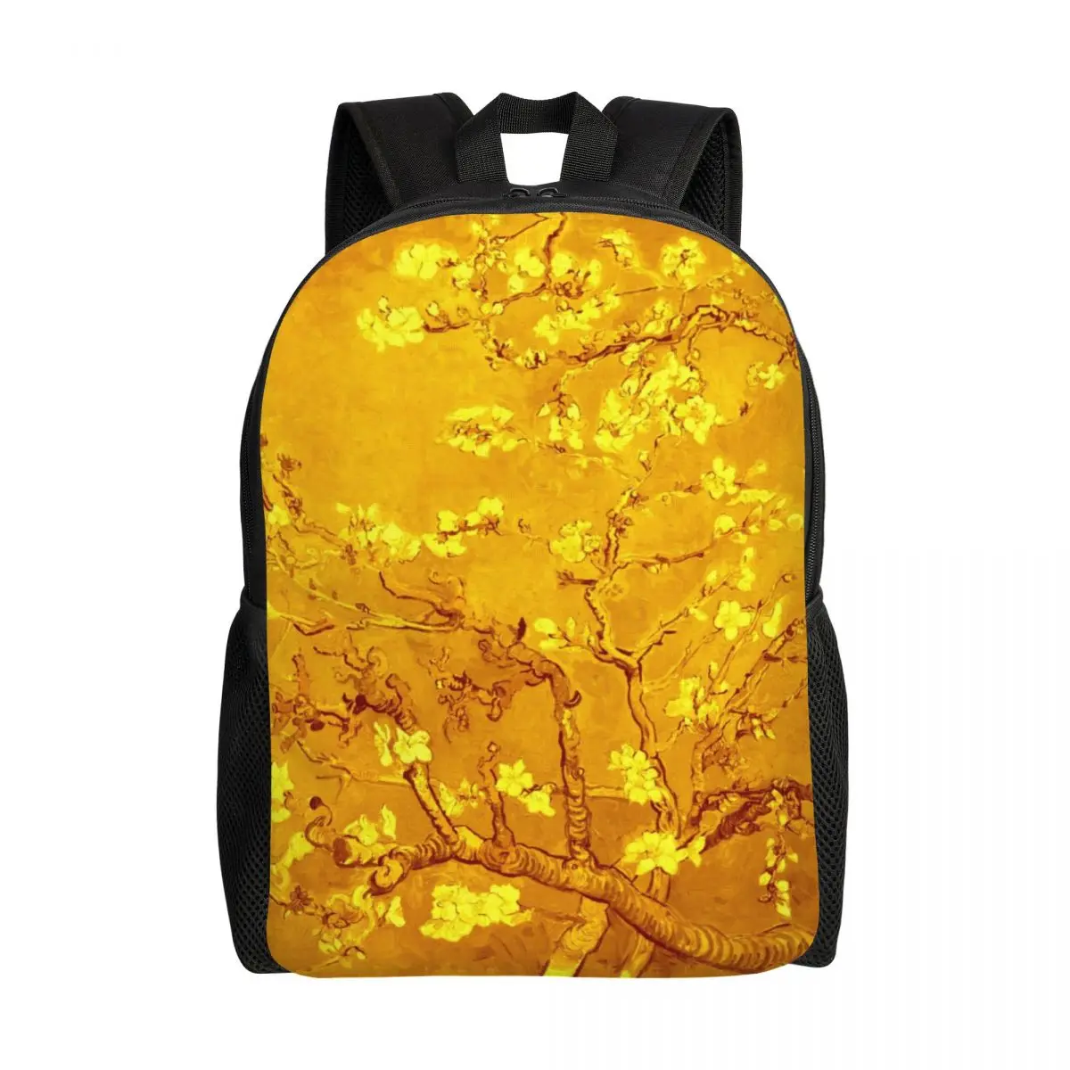 

Vincent Van Gogh Painting Travel Backpack Women Men School Laptop Bookbag Almond Blossoms College Student Daypack Bags