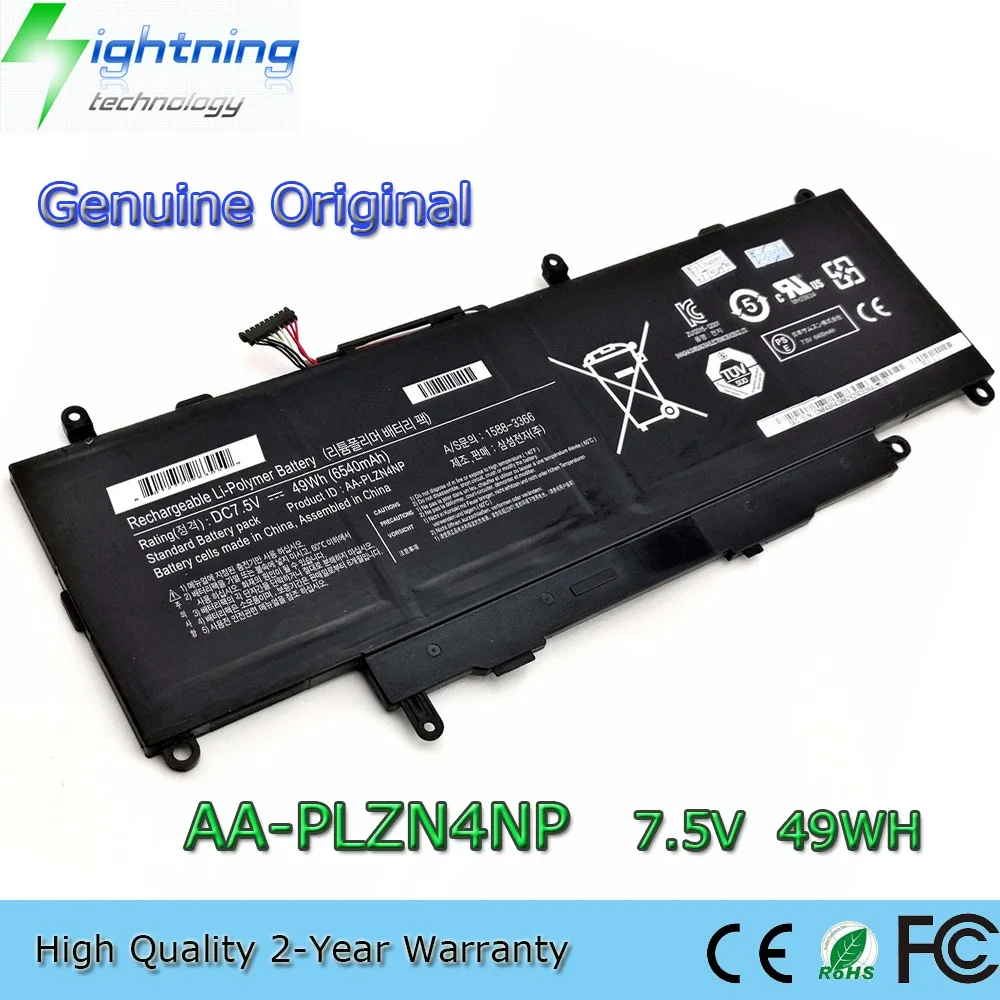 

Совершенно новый оригинальный аккумулятор для ноутбука AA-PLZN4NP 7,5 В 49 Втч для Samsung ATIV PRO XE700T1C-AB1AU XE770T1C-G02CH и т. д.