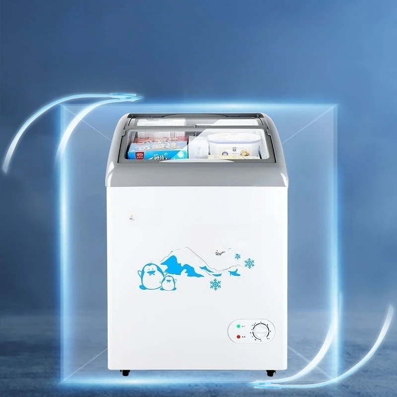 

Ice cream cabinet, ice cream display cabinet transparent glass door freezer