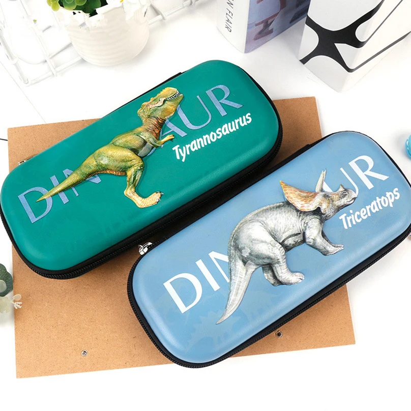 Dinosaur Pencil Case Kawaii Stationery Pencil Box Trousse Scolaire 3D School Supplies Pen Case Estuche Lapices Cute Pencilcase