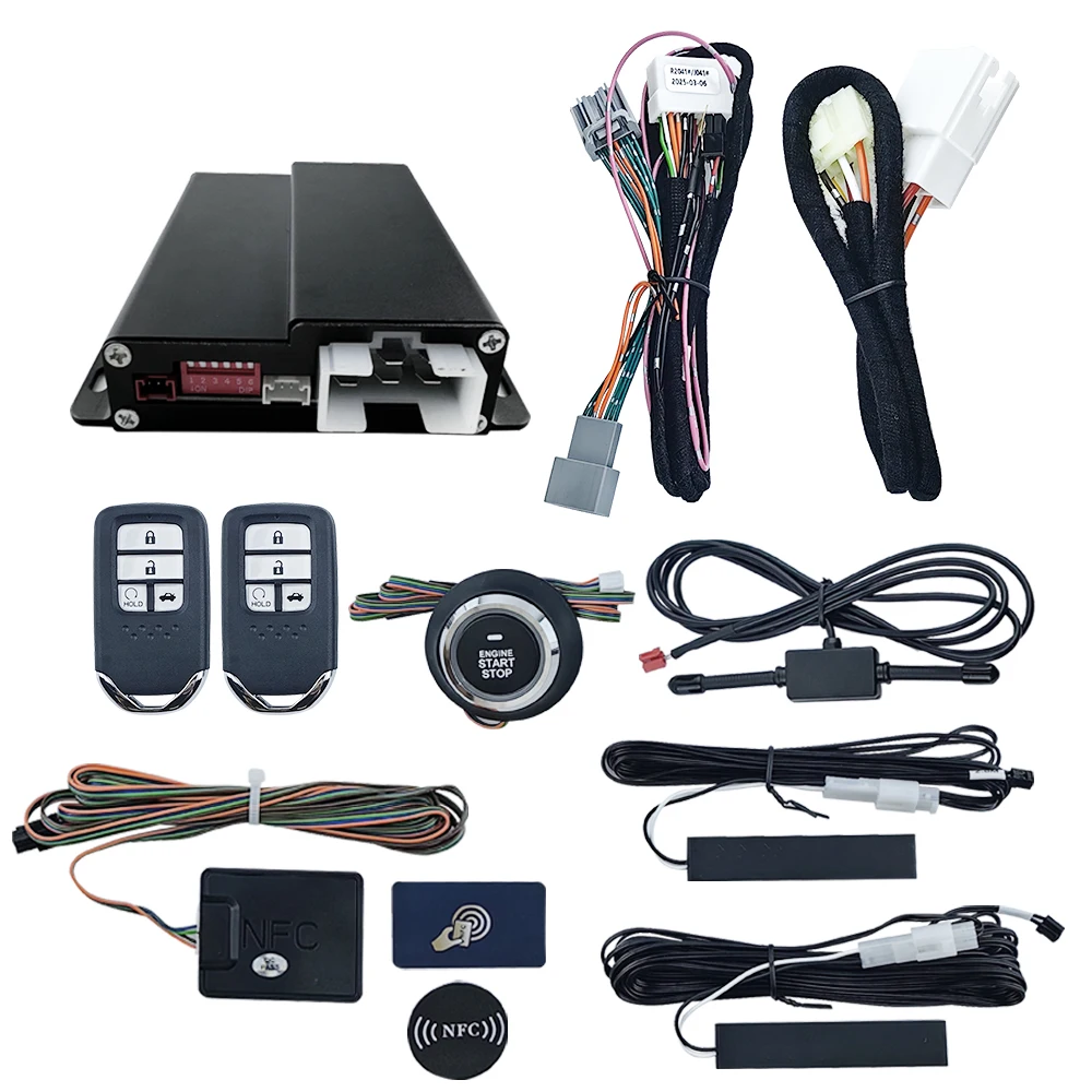OVI-8100 Remote Start Car Keyless Go Car Push Start CAN Bus Control OBD Plug and Play Fit for Honda CR-V