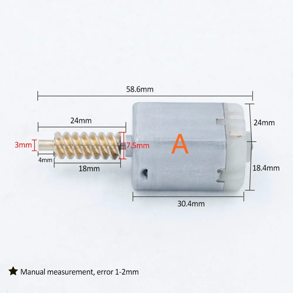 For Hyundai Infiniti Kia Elantra Central Control Lock Block Motor Sonata 8i X35 Collar Motor car 280 DC motor Door lock motor