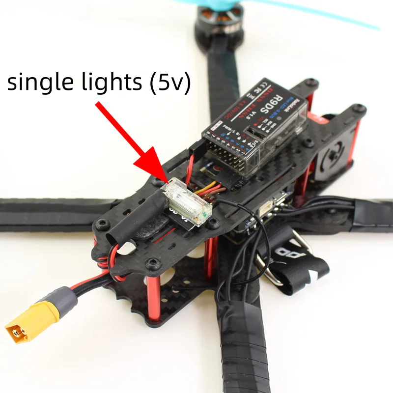 Strobe Flash Lights Xenon Lamp 5V 5-26V Input Day and Night Visible Lights for FPV DIY RC Drone Boat