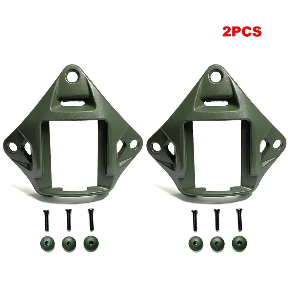 Tactics Helmet NVG Mount Base Adapter Shroud with 3-Hole Aluminum Alloy Helmet NVG Base for FAST Helmet (2/5 set)