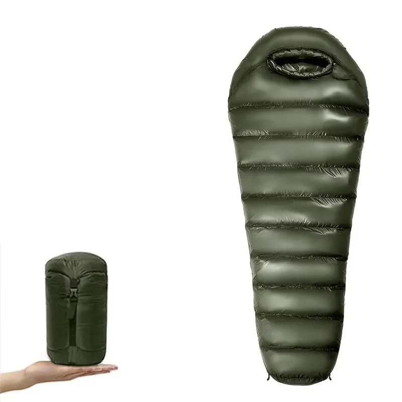 

Custom Lightweight Goose Down Outdoor Mummy Sleeping Bag Minus 30 Degrees for Camping and Hiking for Adults OEM ODM