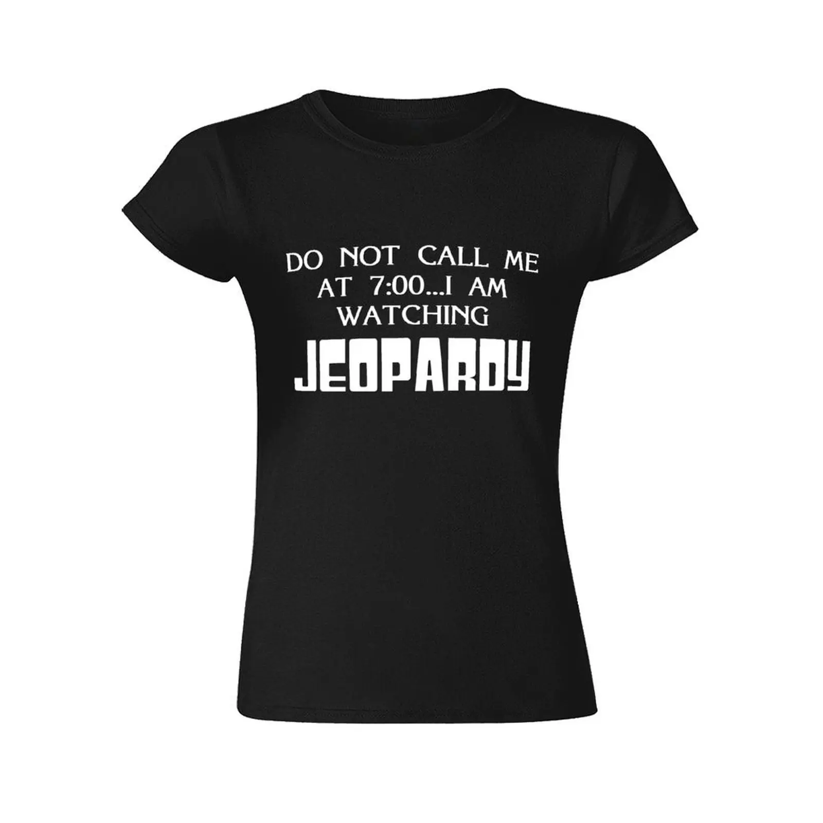 Jeopardy 7:00 T-Shirt korean fashion summer top tops Women