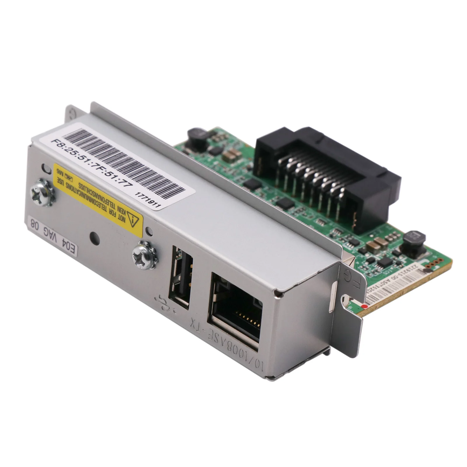 Original UB-E04 Ethernet Interface Card for EPSON TM-T88IV TM-T88V TM-U220 TM-H2000 H6000 TM-L90 TM-T88, All TM Series Printers