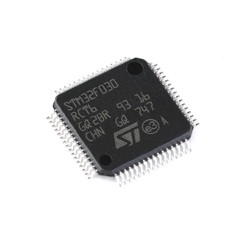 5PCS/LOT STM32F030RCT6 STM32F030 LQFP-64 ARM Cortex-M0 New Original