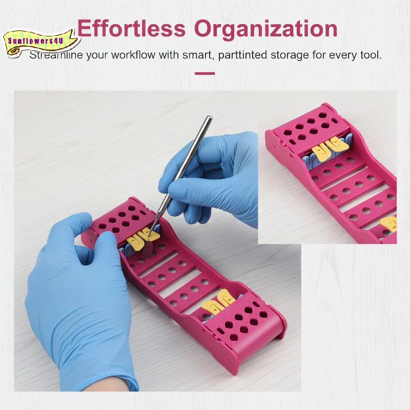 Teeth Whitening In Office - Dental Instruments Plastic Disinfection Box Storage