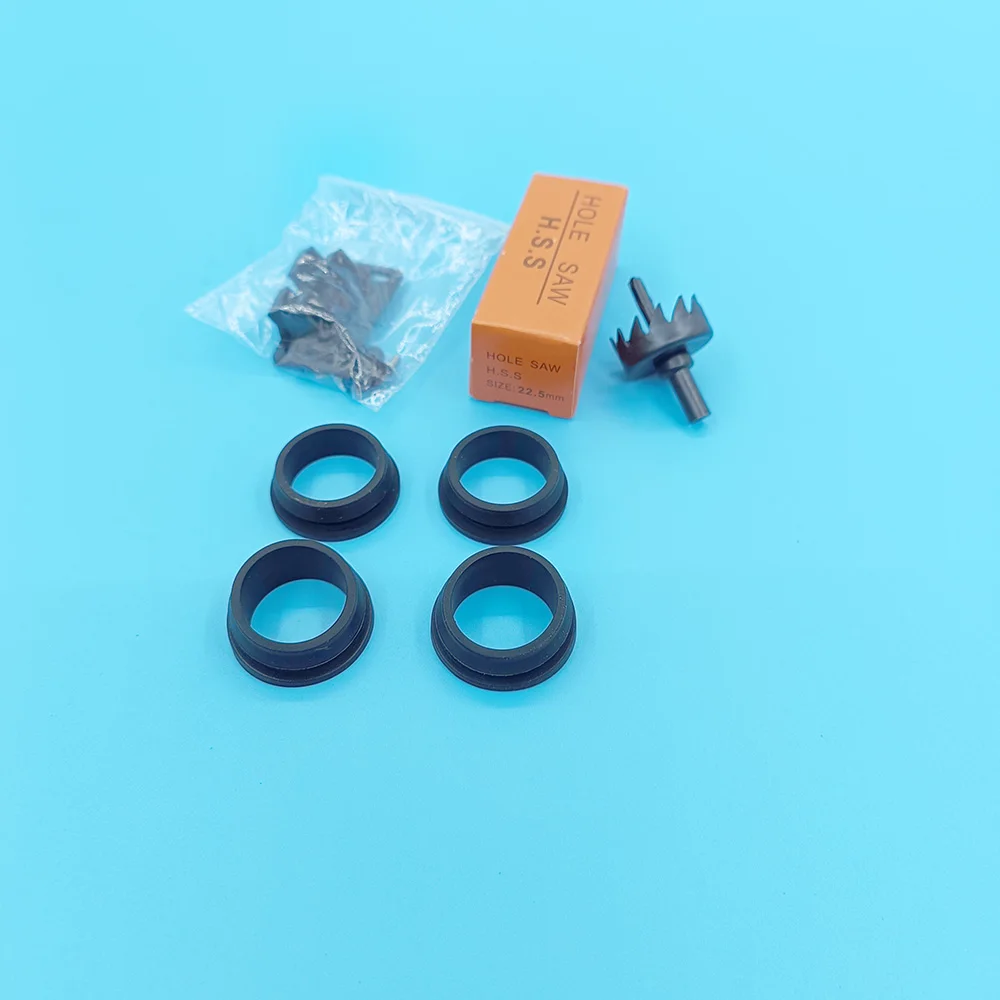 ملحقات كاميرا السيارات 360 تثبيت قوس المطاط التعبئة مع أدوات الحفر بزاوية 22.5 مم #3