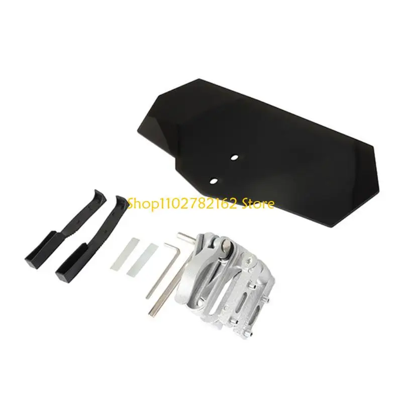 

547B Motorbike Windshield Windshield Extension Height Adjustable Wind Deflector for TRK502 BJ500 Windscreen Extension