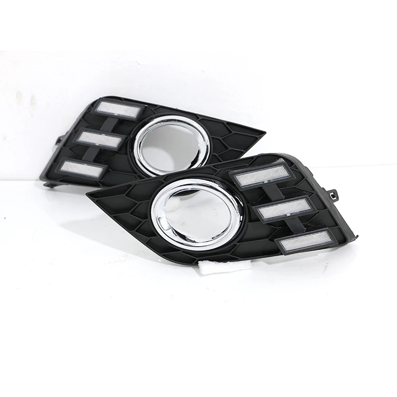 

Дневные ходовые огни (ДХО) для Nissan Sylphy Sentra 2016-2018: светодиодные передние противотуманные фары с динамическими указателями поворота