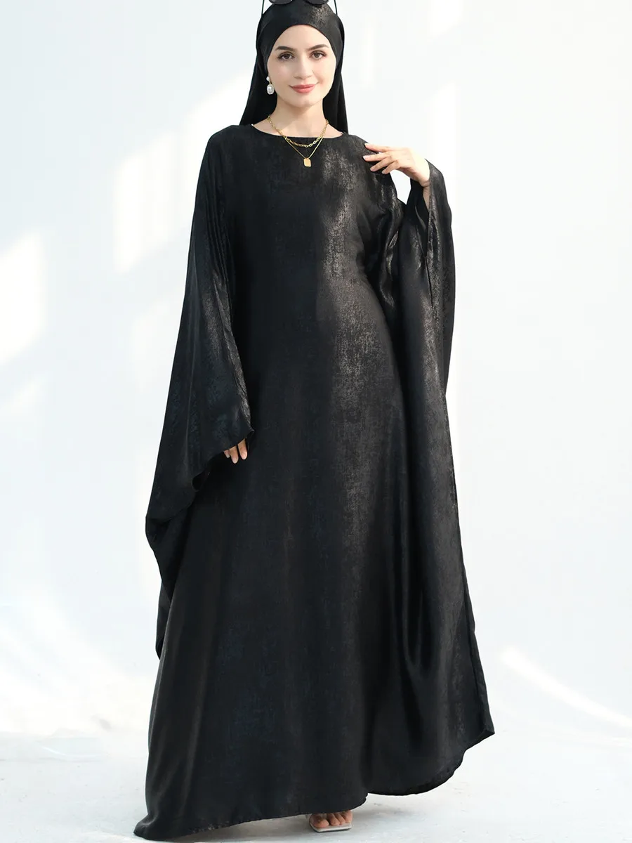 NONE Traditional Abaya Solid Color 10