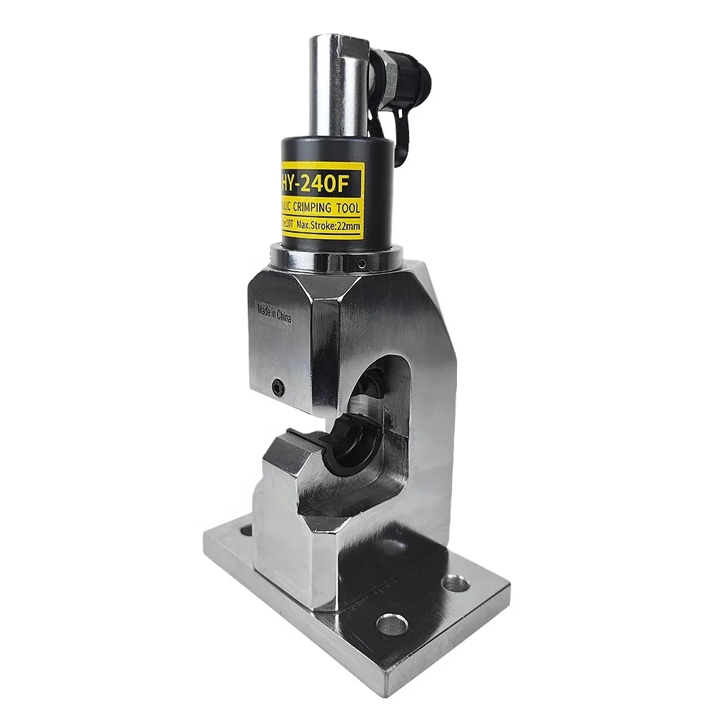 HHY‑240F Hydraulic Cable Lug Crimping Tool, Hand‑Operated Crimper for Copper & Aluminum Wire Terminals