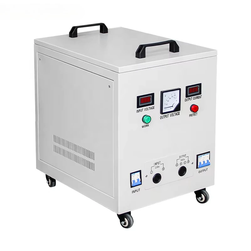 

Hot Sales 10kva 15kva 20kva 30kva 220v to 380v Single Phase to Three Phase Power Voltage Converter Transformer