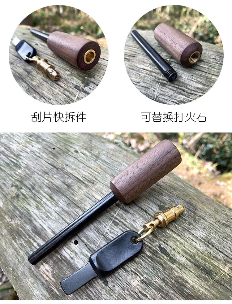 

Outdoor Fire Stick Wilderness Survival Equipment Wilderness Survival Waterproof Ignite Stone